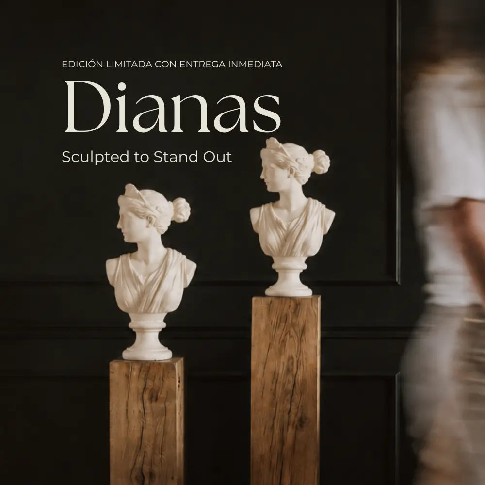 Diana Blanca Figura de vela de cera de soya decorativa escultorica. escultura de vela